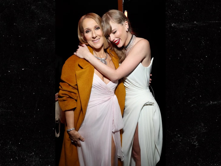 taylor swift and celine dion at grammys