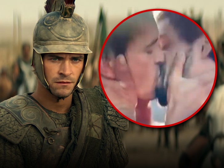 Alexander The Making Of A God kissing scene netflix