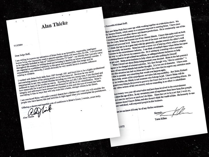 Brian Peck Letters Of Support