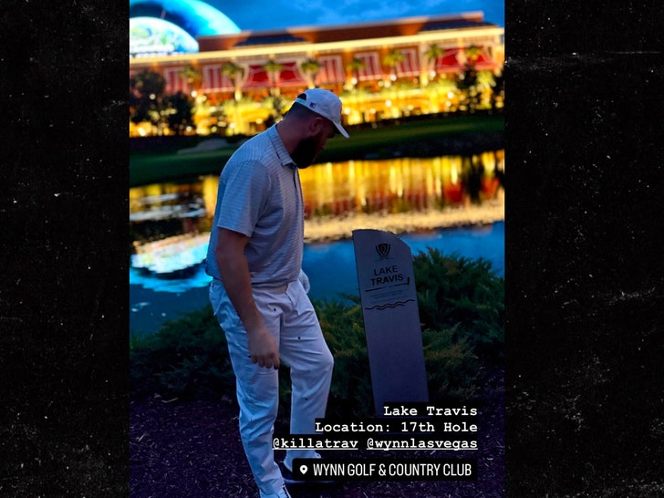 travis kelce wynn vegas golf