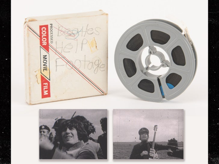 beatles behind the scenes footage