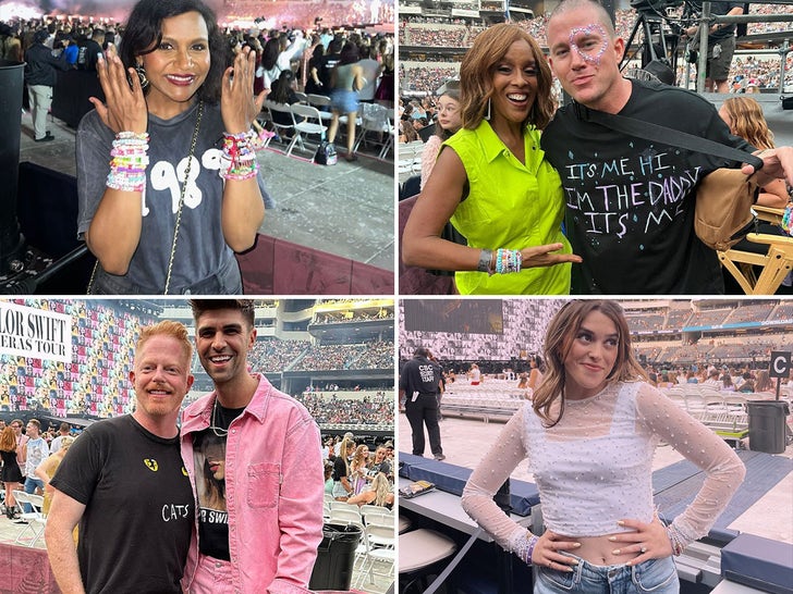 Celebs Hit SoFi Stadium For Taylor Swift's 'The Eras Tour'