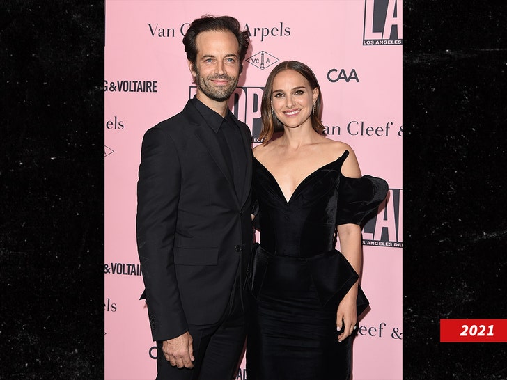 natalie portman and Benjamin Millepied 2021