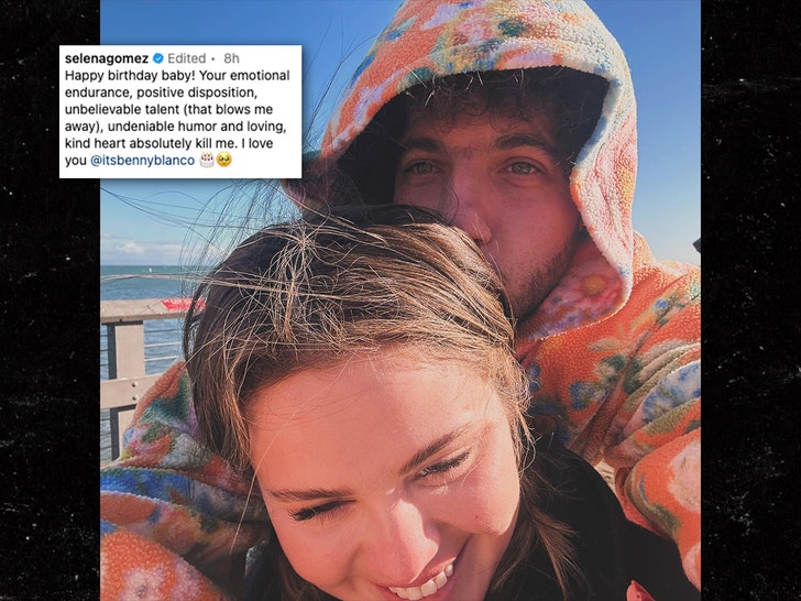 selena gomez and benny blanco birthday post insta