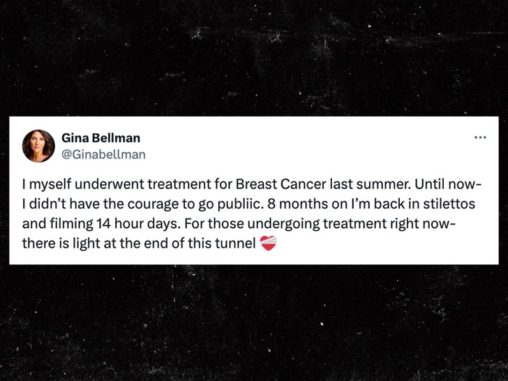 Gina Bellman cancer tweet