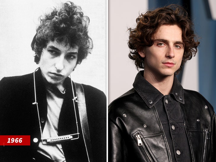 Bob Dylan and timothee chalamet
