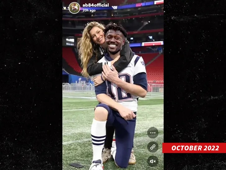 antonio brown and gisele bundchen