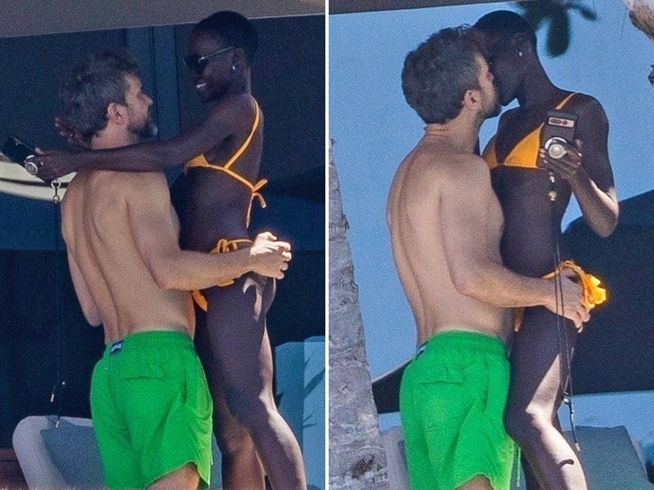Lupita Nyongo & Joshua Jackson -- Vacation PDA In Mexico