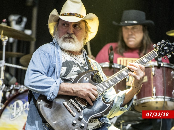 Dickie Betts photographed at Peach Music Festival