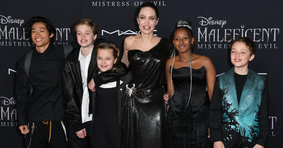 Jolie is being closely watched by children, who, insiders said, are taking turns staying with her at home.