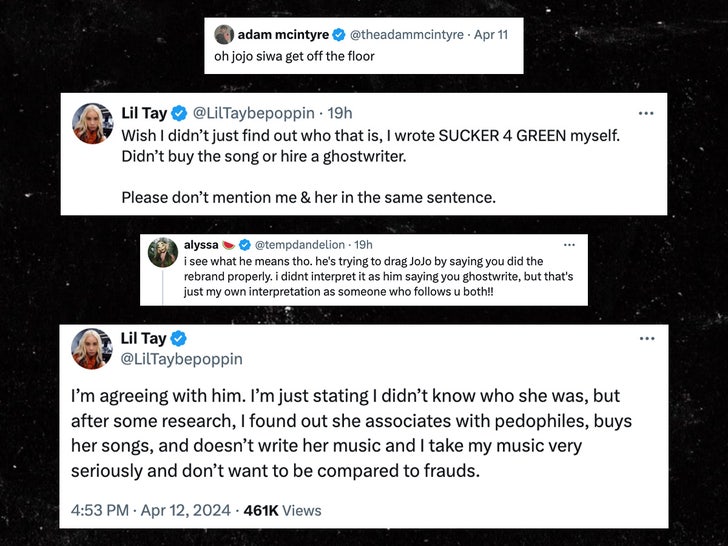 Lil Tay Jojo Siwa Twitter.