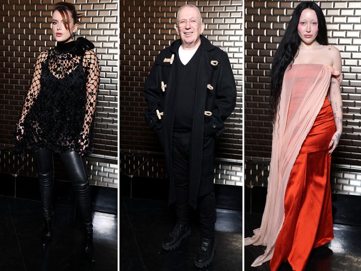 Celeb Looks From The Jean Paul Gaultier Show