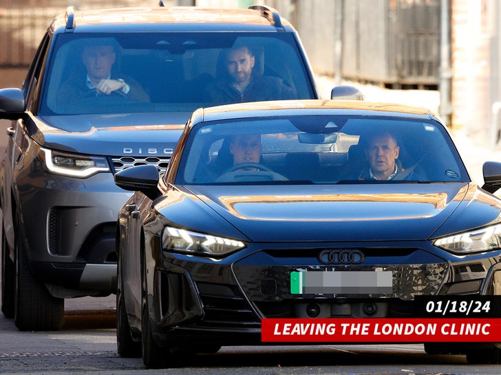 Prince William Leaving London Clinic