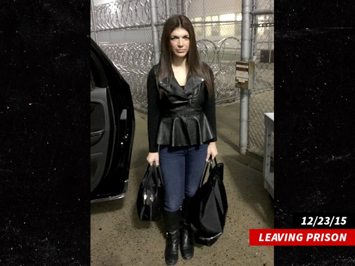 teresa giudice leaving prison