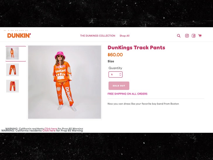 0212 dunkin dunkings track suit 2b