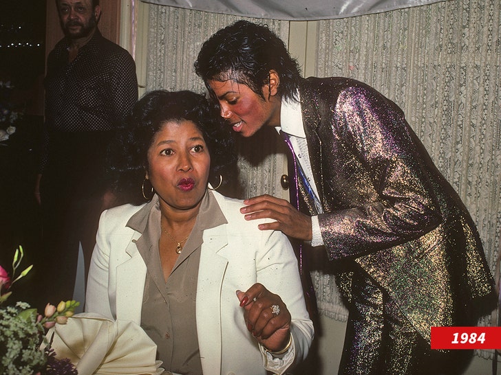 KATHERINE JACKSON and michael jackson 1984
