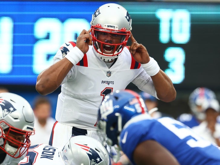 Cam Newton On The Field