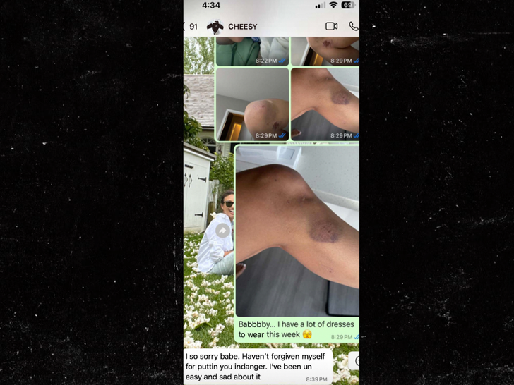 Jeannie Mai v Jeezy texts in documents