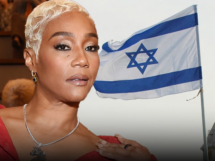 tiffany haddish and israel flag getty 1