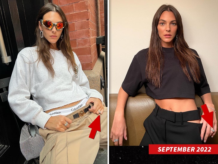 VITTORIA CERETTI and leonardo dicaprio 2022 rings