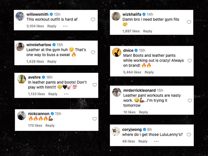 lenny kravitz working out in leather