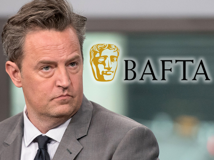 BAFTAs logo matthew perry