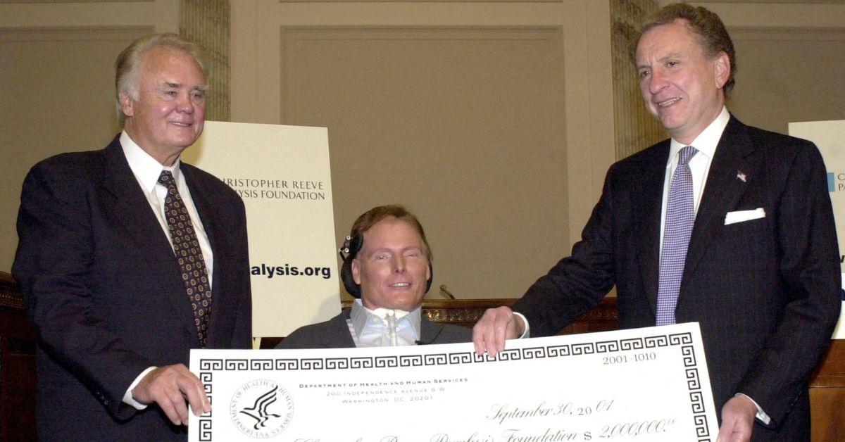 After Reeve's 2004 death, the Christopher and Dana Reeve Foundation has raised over $140 million for spinal cord research.