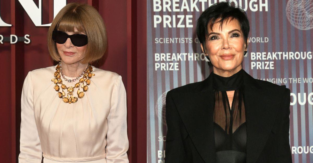 Anna Wintour is said to be unimpressed as Kris Jenner debuts a glossy bob compared to the Vogue editor's signature look.