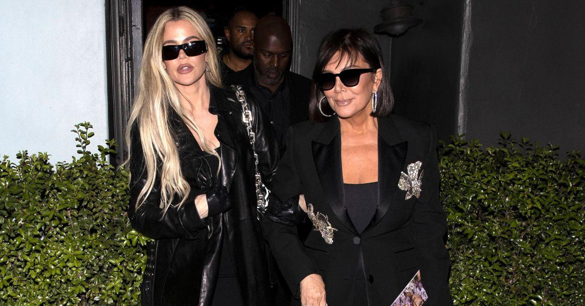 Khloe Kardashian appeared alongside Jenner during a holiday photo shoot showcasing the momager's new bob hairstyle.