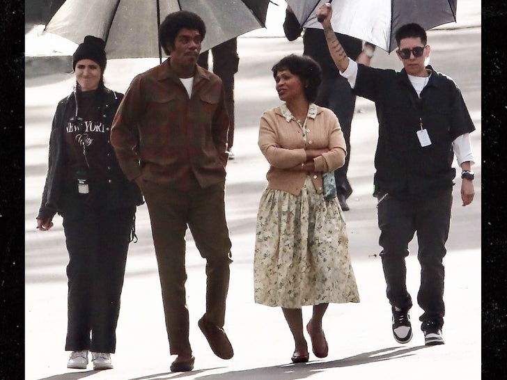 Colman Domingo & Nia Long in Character as Michael Jackson's Parents