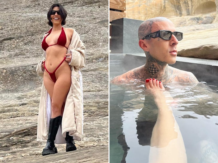 Kourtney Kardashian & Travis Barker -- Valentines Day Throwbacks