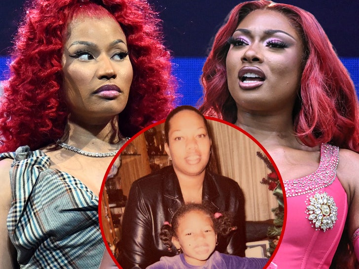 megan thee stallion nicki minaj face off art with mom