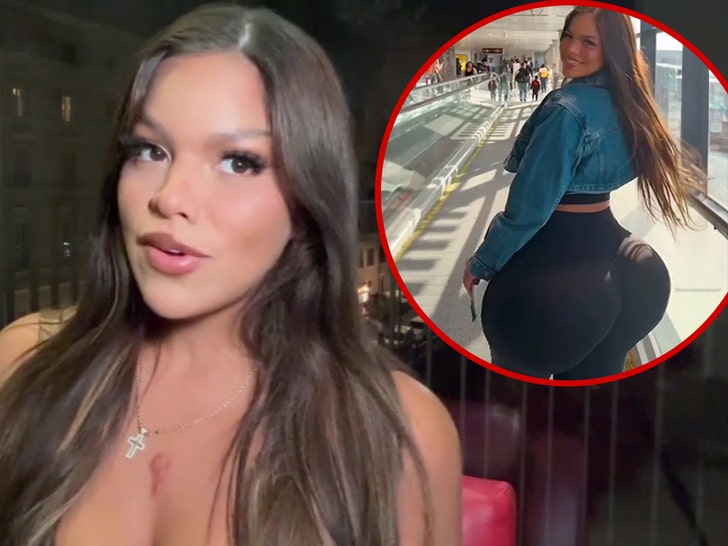 Gracie Bon tmz live airport
