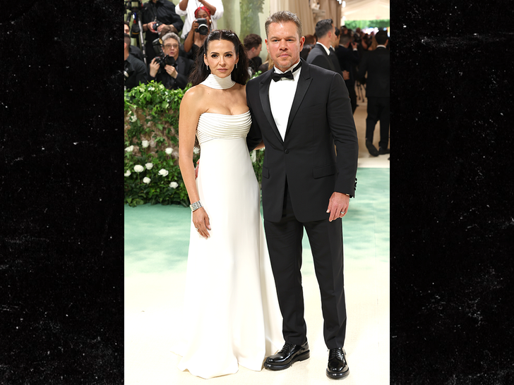 Luciana Damon and Matt Damon