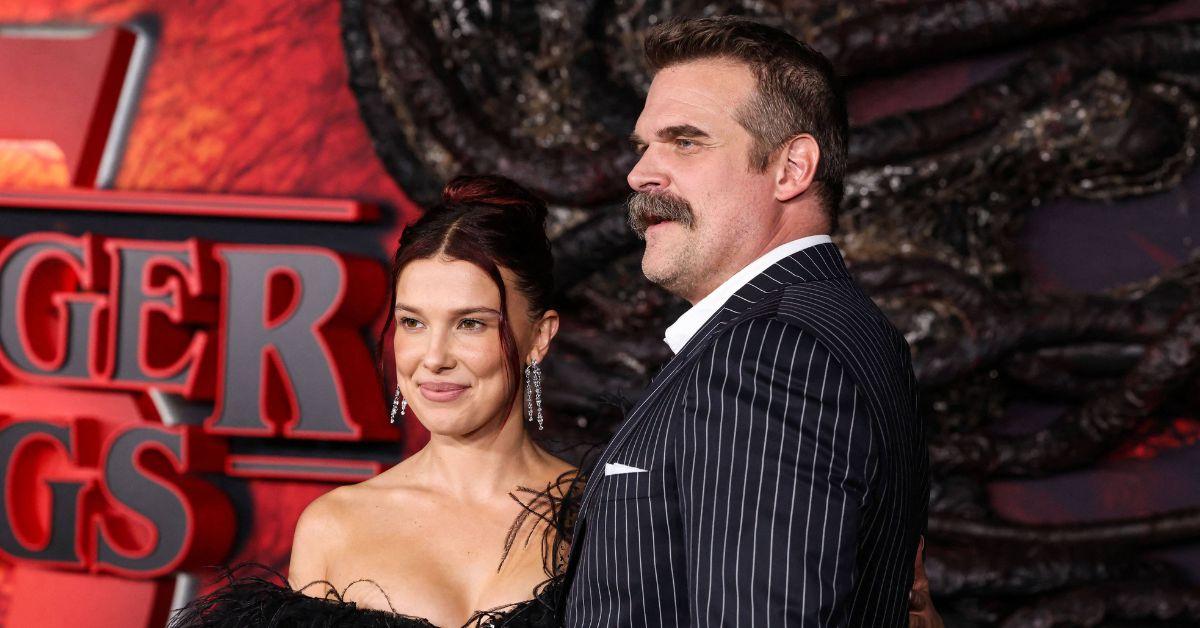 Photo of Millie Bobby Brown and David Harbour