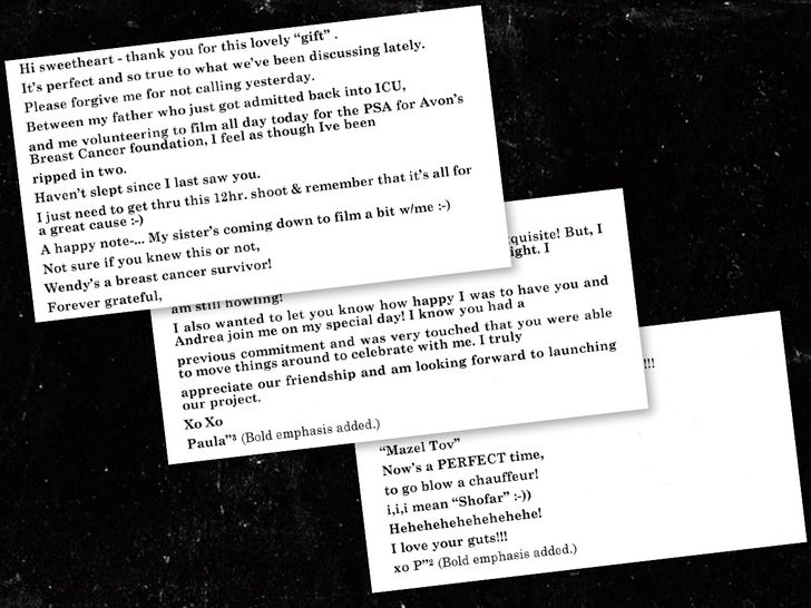 Paula Abdul And Nigel Lythgoe  -- Read The Alleged Emails