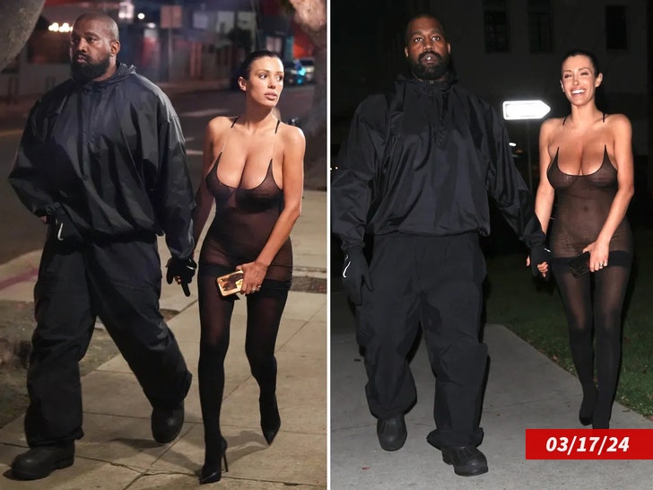 Bianca Censori Rocks Fully See-Through Outfit