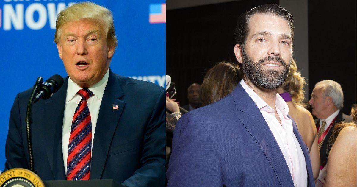 President Donald Trump is said to be thrilled about his son Donald Trump Jr.'s reported White House wedding plans.