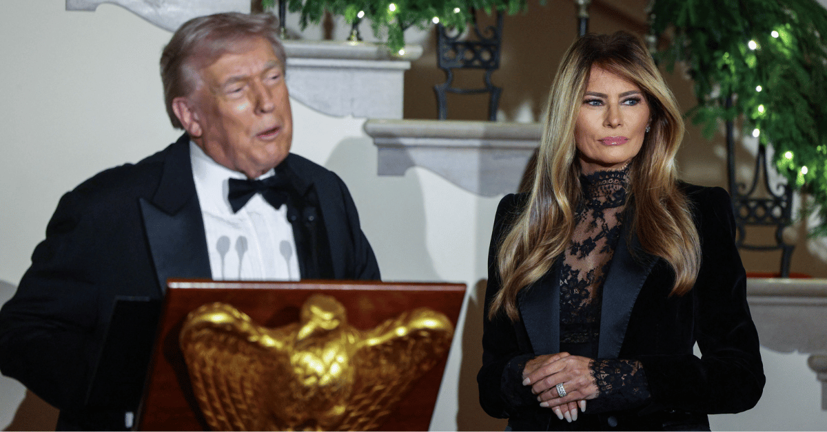Photo of Melania and Donald Trump