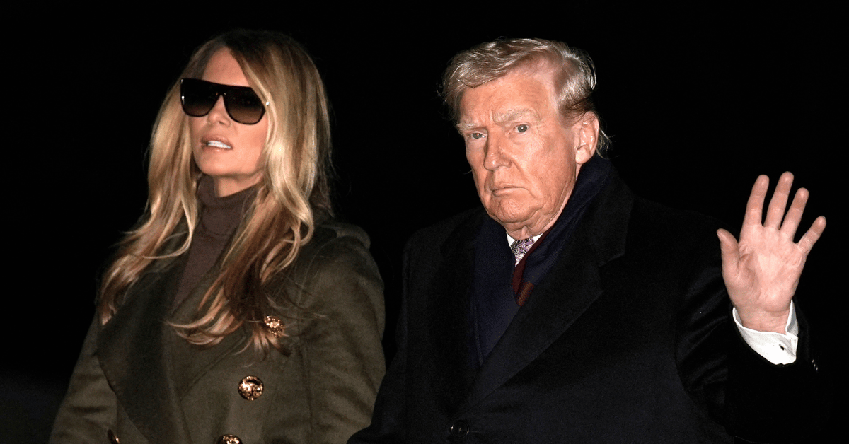 Photo of Melania and Donald Trump