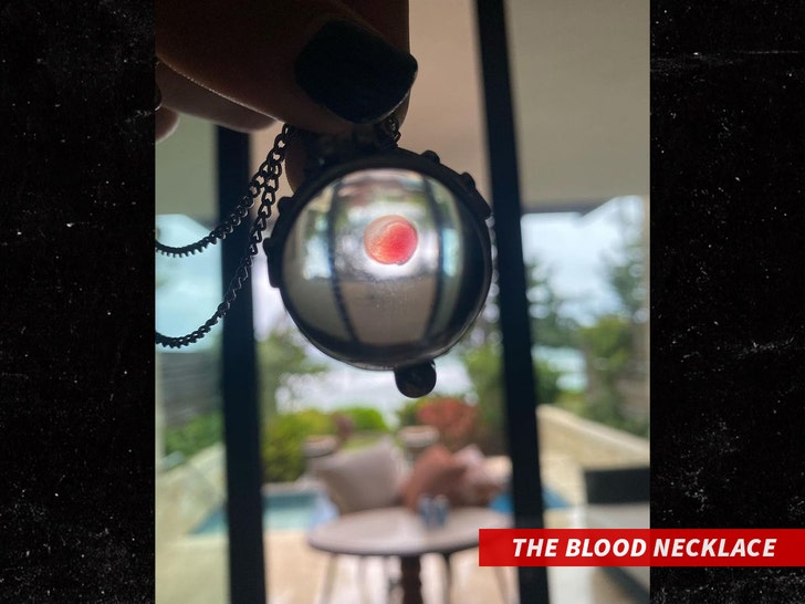 megan fox the blood necklace