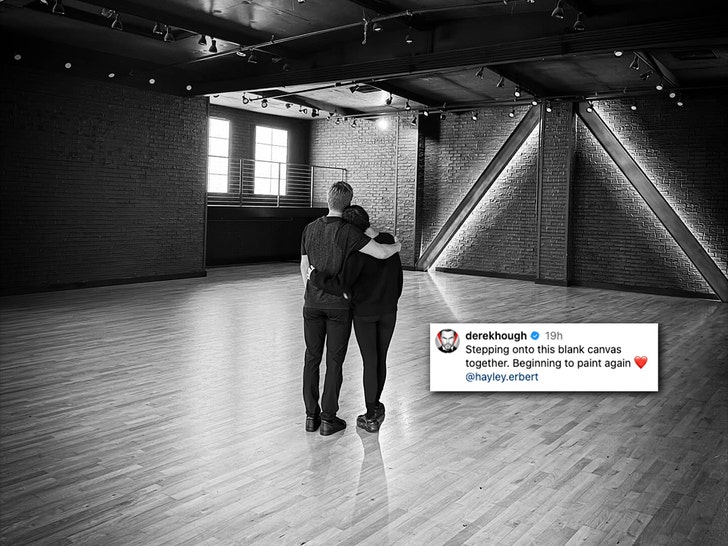 derek hough and Hayley Erbert