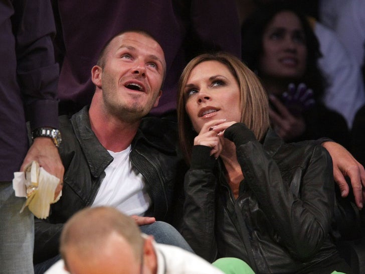 David And Victoria Beckham Together
