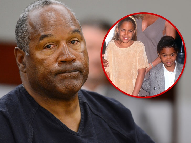 Hijos de O.J. lo visitaron en su lecho de muerte
