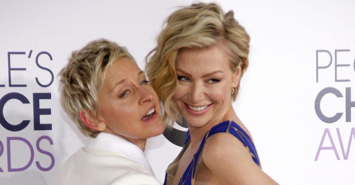Photo of Ellen DeGeneres and Portia de Rossi