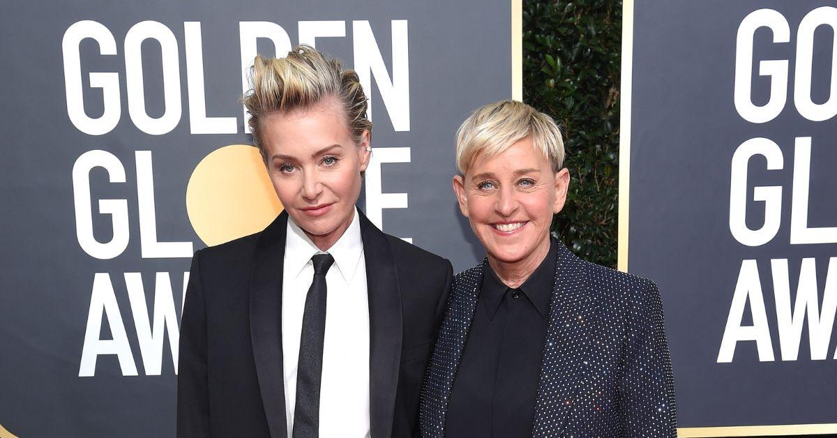 Photo of Portia de Rossi and Ellen DeGeneres