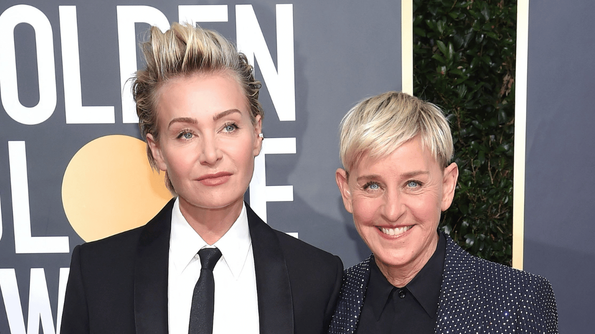 Photo of Portia de Rossi and Ellen DeGeneres