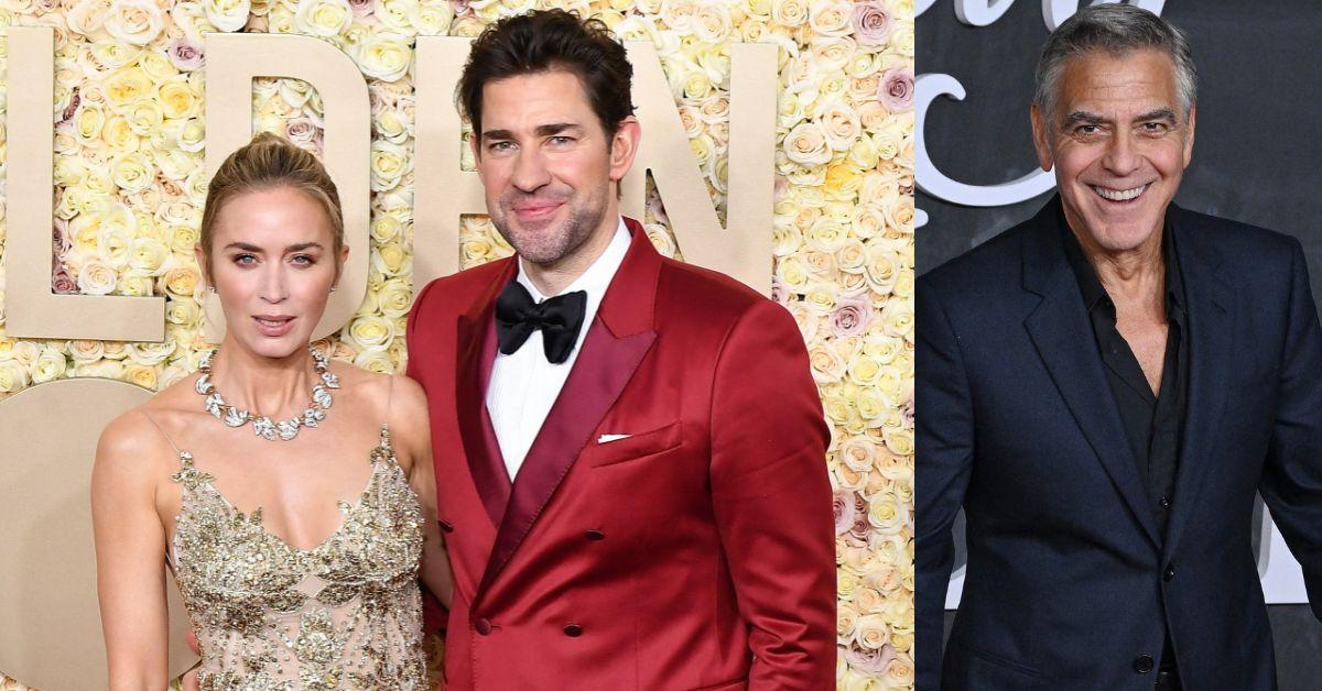 John Krasinski married Emily Blunt in 2010 at George Clooney's home in Lake Como, Italy.