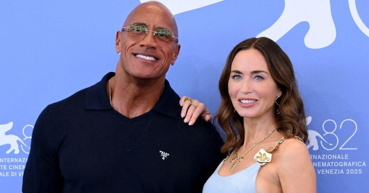 A source said Dwayne 'The Rock' Johnson is a close friend of Blunt following their work together on 'Jungle Cruise' and 'The Smashing Machine.'