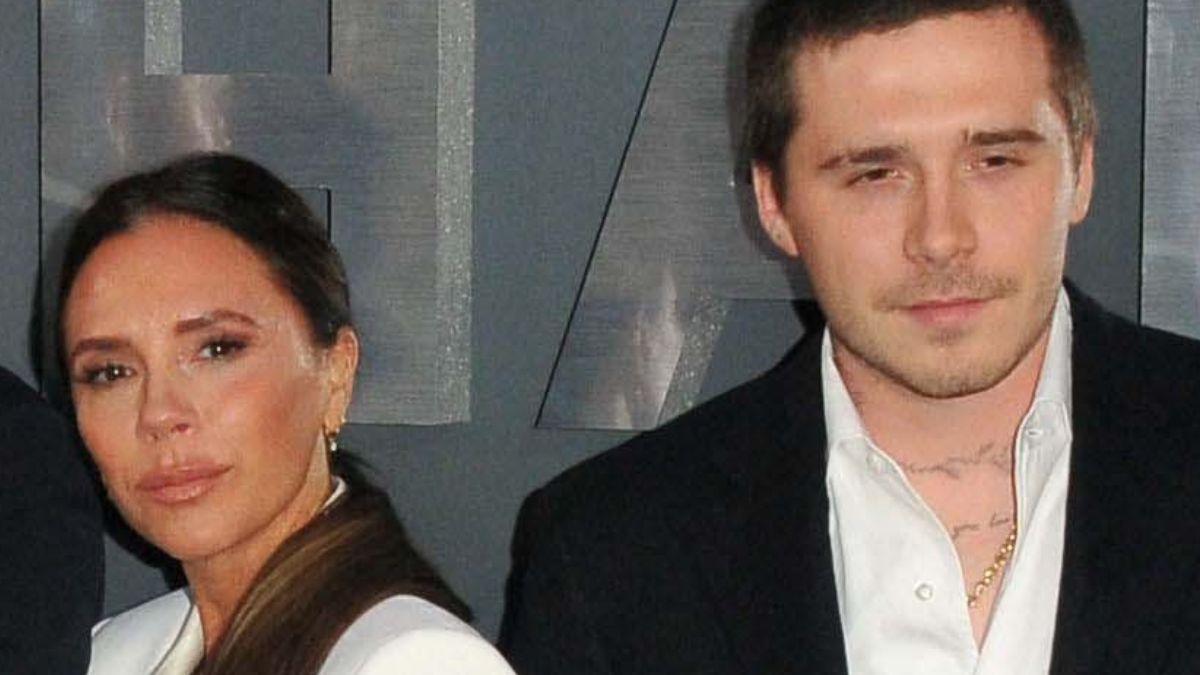 Photo of Victoria and Brooklyn Beckham